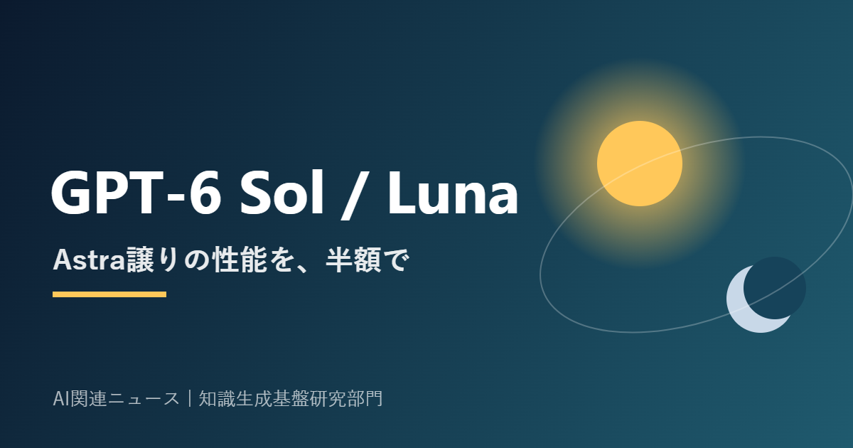 GPT-6 Sol / Luna